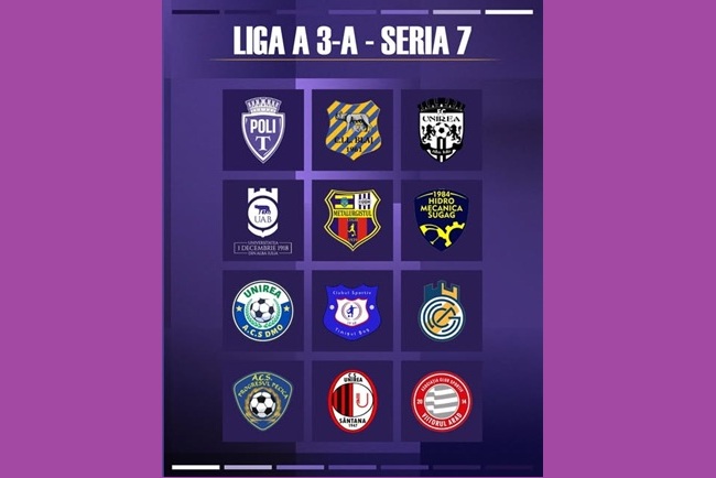 Componența Seriei 7 a Ligii 3, din care face parte și Poli Timișoara 1 Componența Seriei 7 a Ligii 3, din care face parte și Poli Timișoara