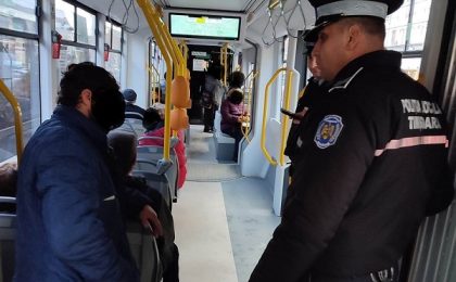 Poliţiştii locali timişoreni, cu ochii pe ilegaliştii din mijloacele de transport