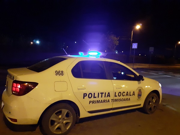 Timișoara. Polițist local implicat într-un accident rutier