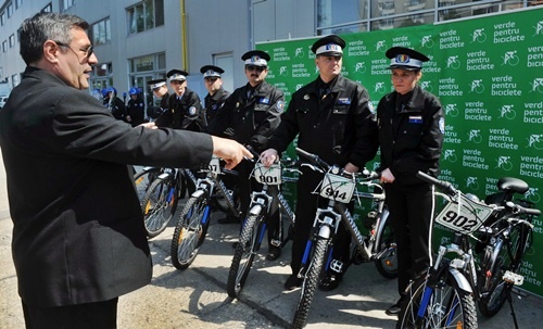 politist bicicleta