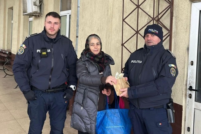 Un gest care onorează uniforma de poliţist 1 Un gest care onorează uniforma de poliţist