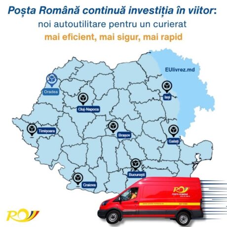 Poșta Română se modernizează. Vrea să achiziționeze camioane și remorci pentru creșterea eficienței serviciilor de curierat