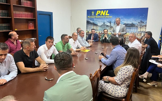 Adrian Veştea, întâlnire cu primarii liberali din Timiș