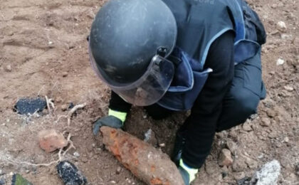 12 focoase de proiectile explozive, descoperite într-un oraș din Banat