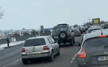 Protest cu zeci de tractoare, camioane și autoturisme, la Timișoara. Recomandări de la IPJ Timiș
