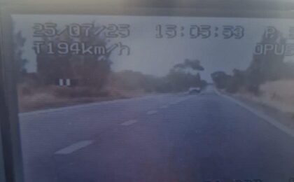 Șofer prins cu 194 km/h pe DN 6