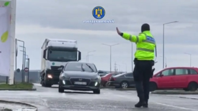 Razie de proporţii pe autostrada A1 Deva - Timişoara - Nădlac (video)