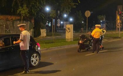 E tot mai trist... 18 permise reținute, 7 șoferi băuți și 6 drogați, prinși la o razie în Timișoara