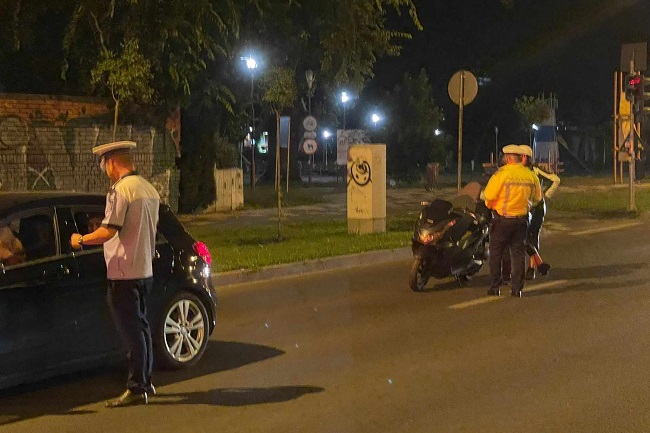 E tot mai trist... 18 permise reținute, 7 șoferi băuți și 6 drogați, prinși la o razie în Timișoara