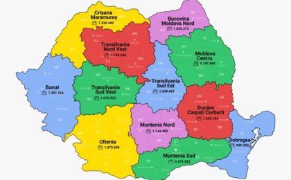 Ce populație ar avea fiecare județ al României dacă se adoptă proiectul depus în Parlament pentru reorganizarea administrativă 1 Ce populație ar avea fiecare județ al României dacă se adoptă proiectul depus în Parlament pentru reorganizarea administrativă
