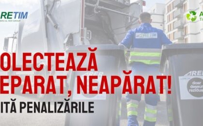 „Colectează separat, neapărat! Evită penalizările”. RETIM și ADID Timiș lansează campania „Eticheta Roșie”
