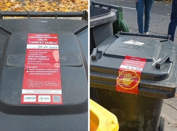 RETIM și ADID Timiș au început controalele la recipientele de colectare a deșeurilor, în cadrul campaniei „Eticheta Roșie”. Primele măsuri