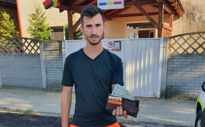 Spiritul civic încă nu s-a pierdut... Felicitări, Robert!