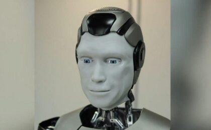 Moment jenant: primul robot umanoid creat în Rusia a căzut pe scenă la lansare