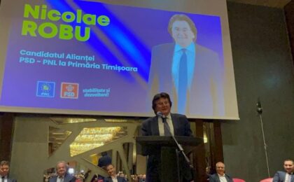Nicolae Robu, candidatul PSD-PNL la Primăria Timișoara și-a prezentat “Programul de guvernare locală competentă și eficientă” a orașului
