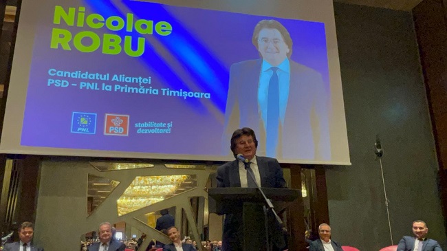 Nicolae Robu, candidatul PSD-PNL la Primăria Timișoara și-a prezentat “Programul de guvernare locală competentă și eficientă” a orașului