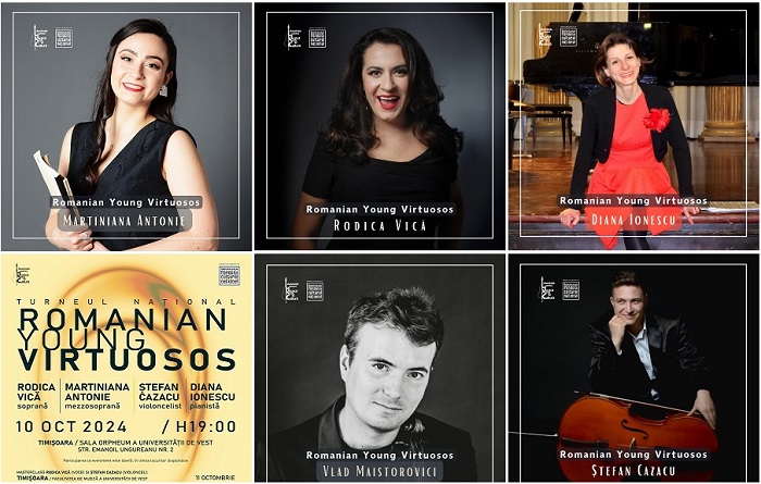 Turneul naţional "Romanian Young Virtuosos", la Timişoara. Accesul publicului este liber
