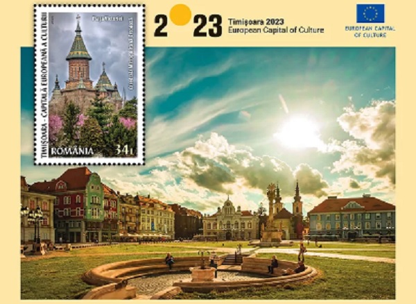 Emisiune de mărci poștale „Timișoara 2023, Capitală Europeană a Culturii”