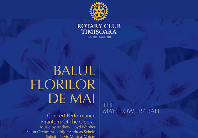 Rotary Club Timișoara organizează "Balul Florilor de Mai"