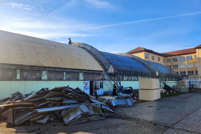 Sală de sport modernizată în Timiş