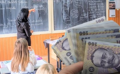 Potrivit INS, salariul mediu net în învățământ a fost de 4.025 de lei în noiembrie 2022