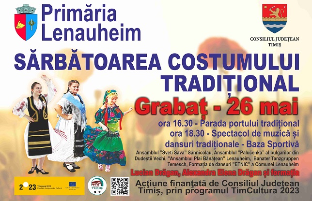 Sărbătoarea costumului tradiţional - premieră cu sute de invitaţi într-o comună din Timiş