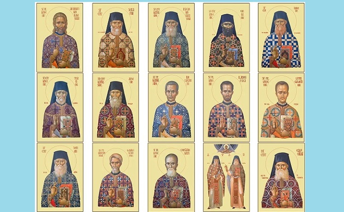 16 noi sfinţi se regăsesc, de astăzi, în Calendarul Bisericii Ortodoxe Române. Datele de prăznuire