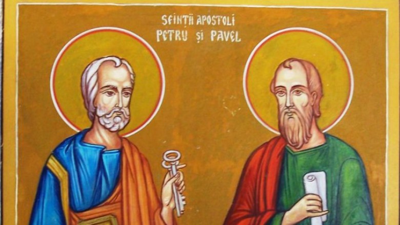 Este mare sărbătoare: Sfinţii Apostoli Petru şi Pavel