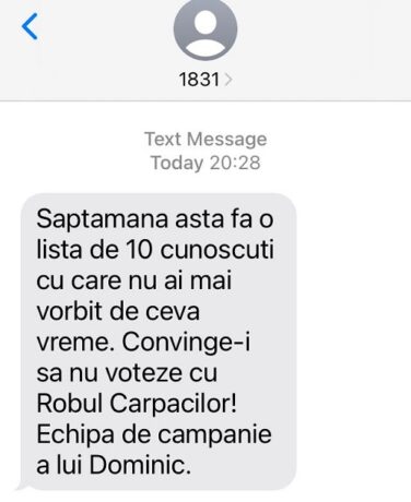 Dominic Fritz, somat să oprească urgent "campania de sms-uri mincinoase și defăimătoare" la adresa lui Nicolae Robu