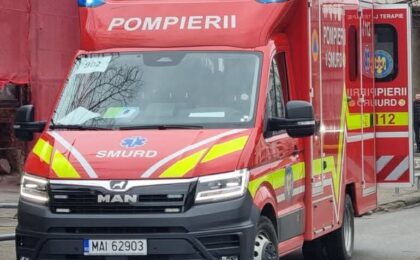 Incendiu la o locuință din Timișoara, un bărbat a suferit arsuri 1 Incendiu la o locuință din Timișoara, un bărbat a suferit arsuri