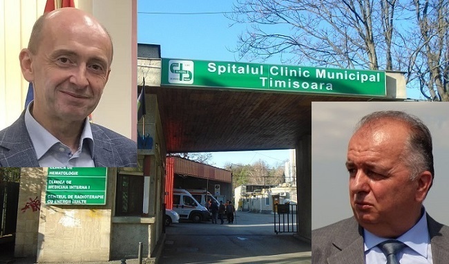 Managerul unui spital din Timișoara încheie contracte de milioane de lei cu o firmă paravan controlată de tatăl său