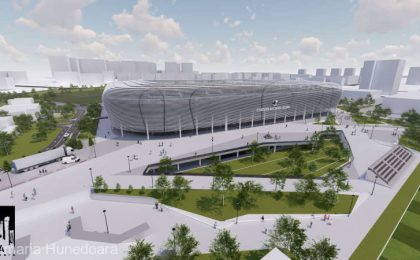 Un stadion cu peste 10.000 de locuri va fi construit în municipiul Hunedoara (video)
