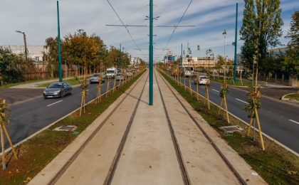 Se reia circulaţia tramvaielor pe Bulevardul Stan Vidrighin! Traseele liniilor 4 şi 8