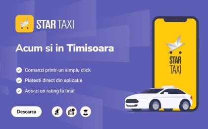 Star Taxi se extinde în Timișoara. Fără tarife dinamice și opțiune de transport decontat pentru angajați