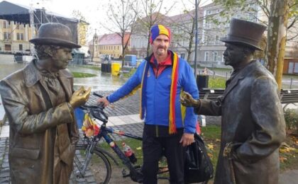 Ciclistul lugojean Ștefan Hodi, o nouă expediție de Ziua Națională la Alba Iulia