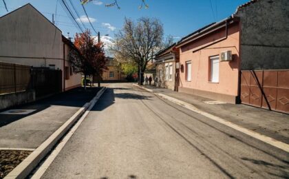 Trei străzi din Ronaț au fost modernizate