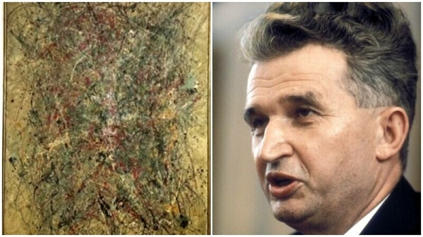 Tablou din colecția lui Nicolae Ceaușescu, găsit în Bulgaria. Mesajul misterios scris pe spatele picturii