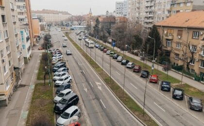 Schimbări pe Take Ionescu: benzi speciale pentru mijloacele de transport în comun și locuri de parcare desființate