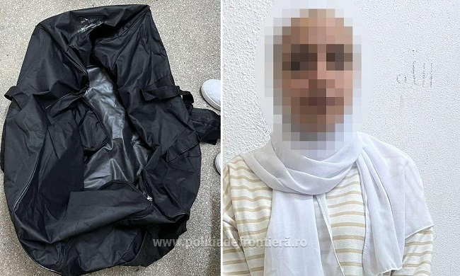O tânără din Siria a fost găsită ascunsă într-o geantă, la PTF Curtici