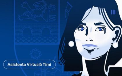 Timi, asistenta virtuală a Primăriei Timișoara, are un avatar cu trăsături umane