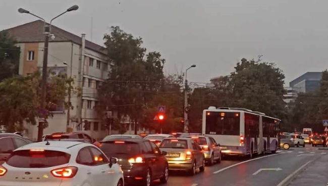 Trafic de coșmar în Timișoara. Se circulă bară la bară în mai multe zone ale orașului