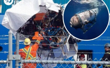 "Presupuse rămăşiţe umane" au fost descoperite printre resturile submersibilului Titan 1 "Presupuse rămăşiţe umane" au fost descoperite printre resturile submersibilului Titan