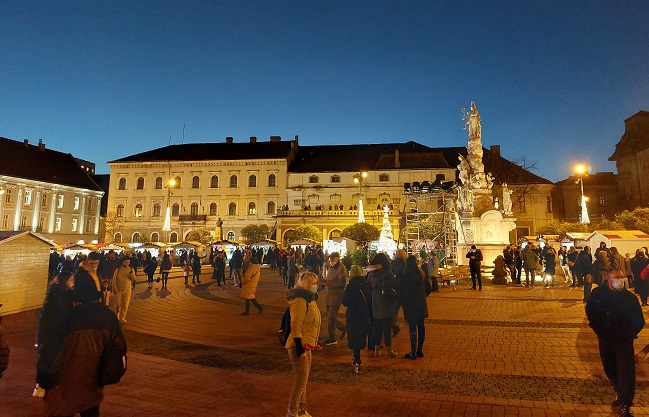 Ziua Națională și inaugurarea Târgului de Crăciun au strâns mii de timișoreni în centrul burgului