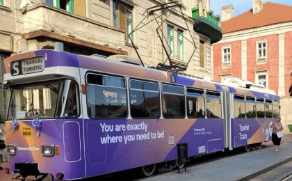 Tramvaiul Turistic revine, duminică, pe traseu