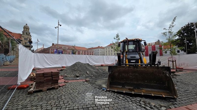 Încep lucrările la Traseul Revoluției din Timișoara