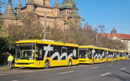 Troleibuze noi vor circula pe linia 16, la Timişoara