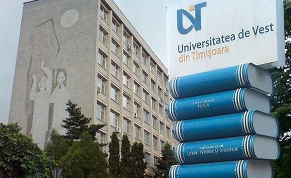 Universitatea de Vest din Timișoara, locul 94 în topul celor mai bune universităţi din Europa şi Asia Centrală