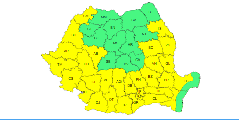 Caniculă și disconfort termic ridicat, marți, în aproape toată țara 1 Caniculă și disconfort termic ridicat, marți, în aproape toată țara