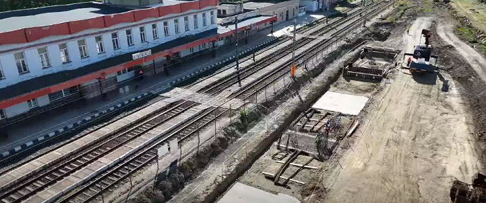 Avans încurajator pe șantierul feroviar Timișoara Est - Lugoj