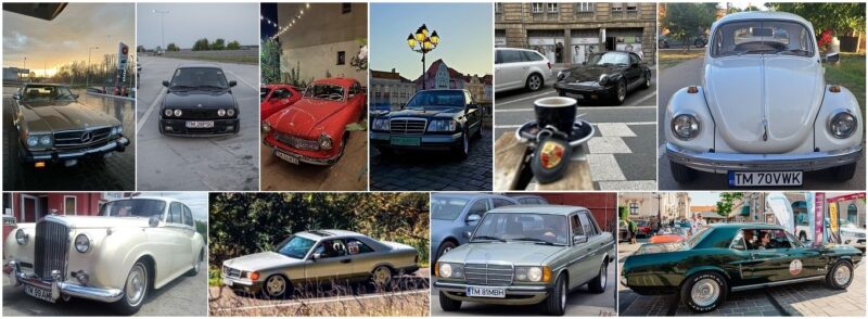 Spectacol al istoriei pe patru roţi, la Timişoara. Peste 150 de vehicule de colecţie vin în Piaţa Unirii